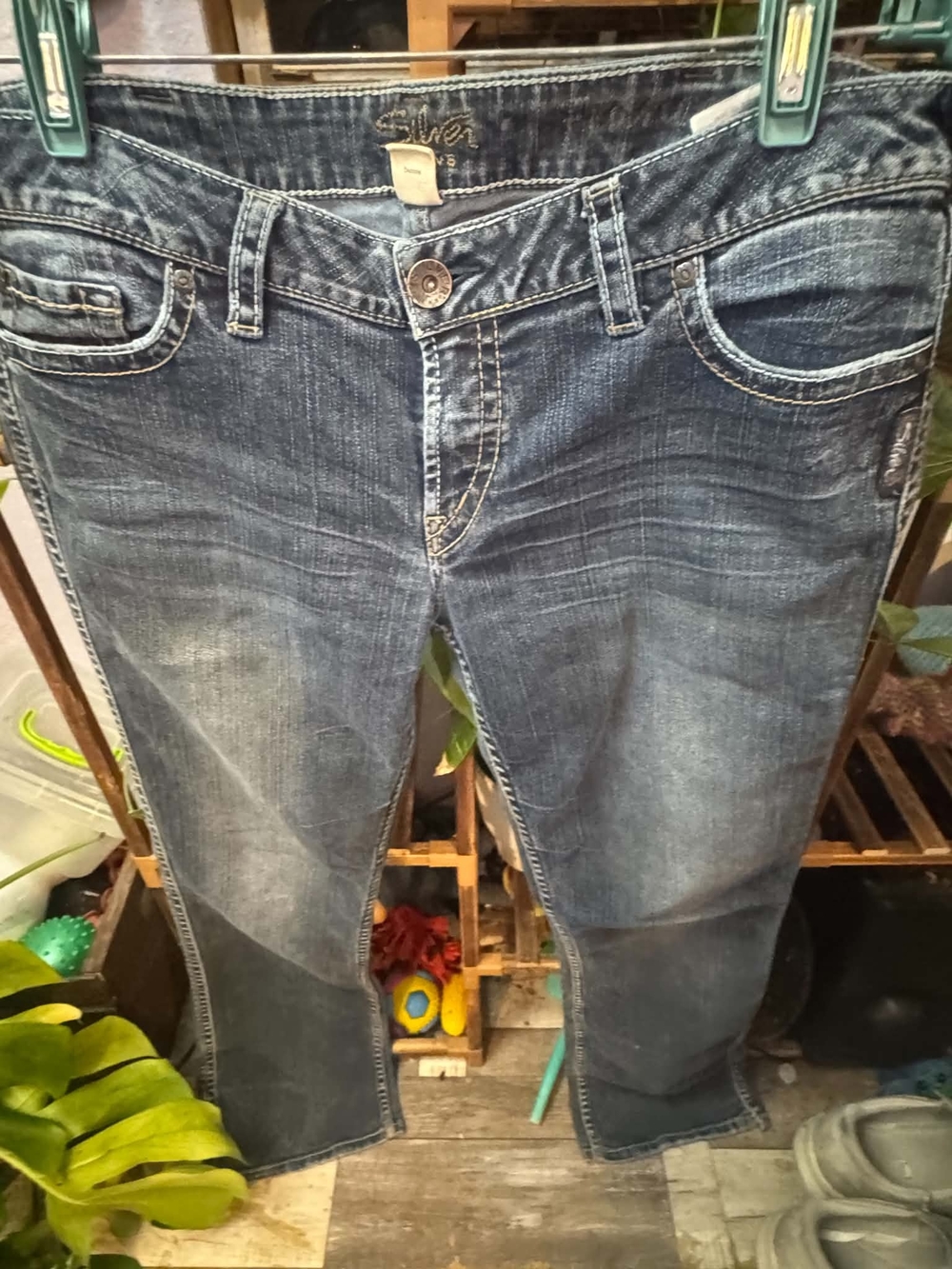 Silver Jeans Indigo Blue Relaxed Jeans